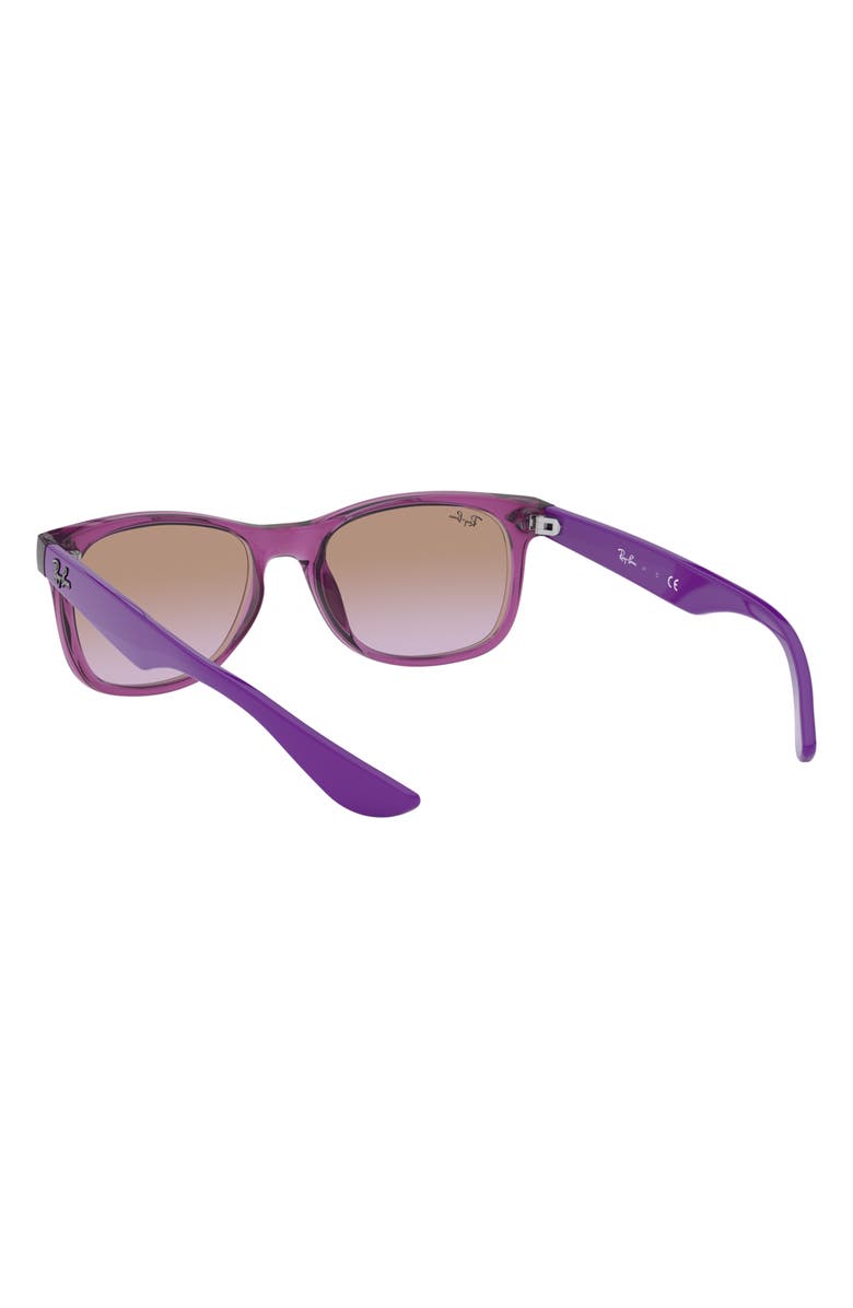 Ray-Ban Kids' Junior Wayfarer 50mm Gradient Square Sunglasses, Alternate, color, 