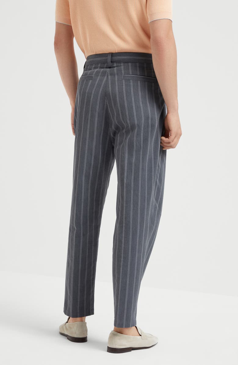 Brunello Cucinelli Chalk stripe trousers, Alternate, color,