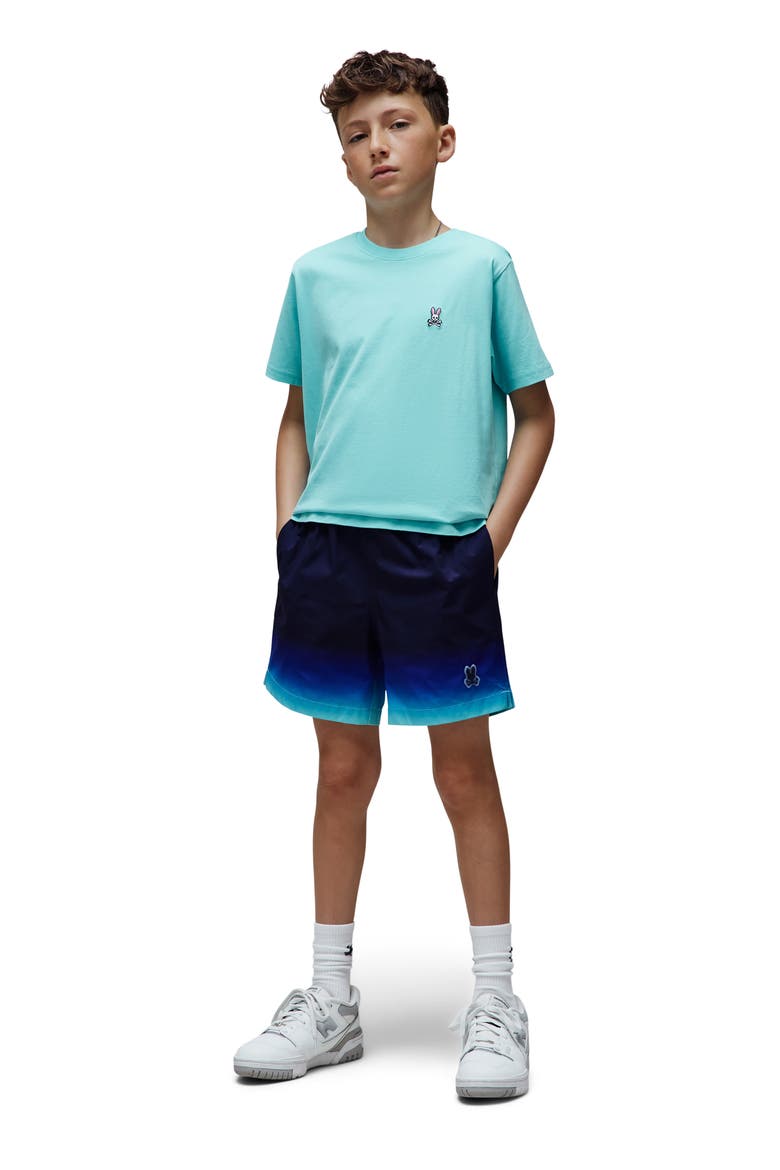 Kids' Dax Ombré Swim Trunks, Alternate, color, EVENING BLUE