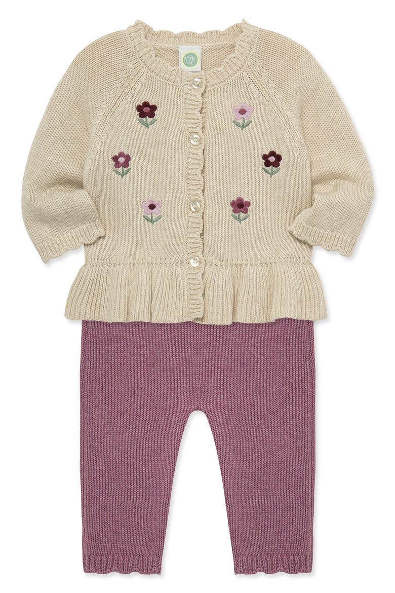 Kids' Flowers Sweater and Pants Set, Alternate, color, MULTI