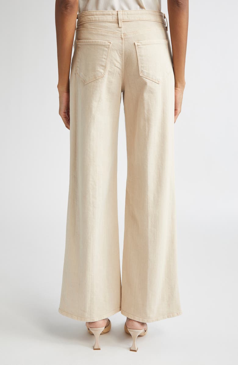L'AGENCE Alicent Wide Leg Jeans, Alternate, color, Biscuit