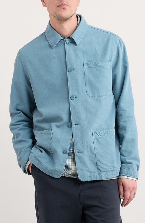 Well Wright Organic Cotton & Linen Shirt Jacket