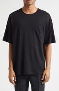 Lemaire Relaxed Fit Cotton & Silk T-Shirt