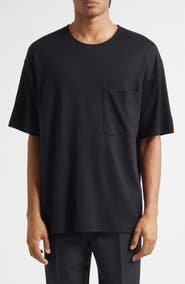 Lemaire Relaxed Fit Cotton & Silk T-Shirt