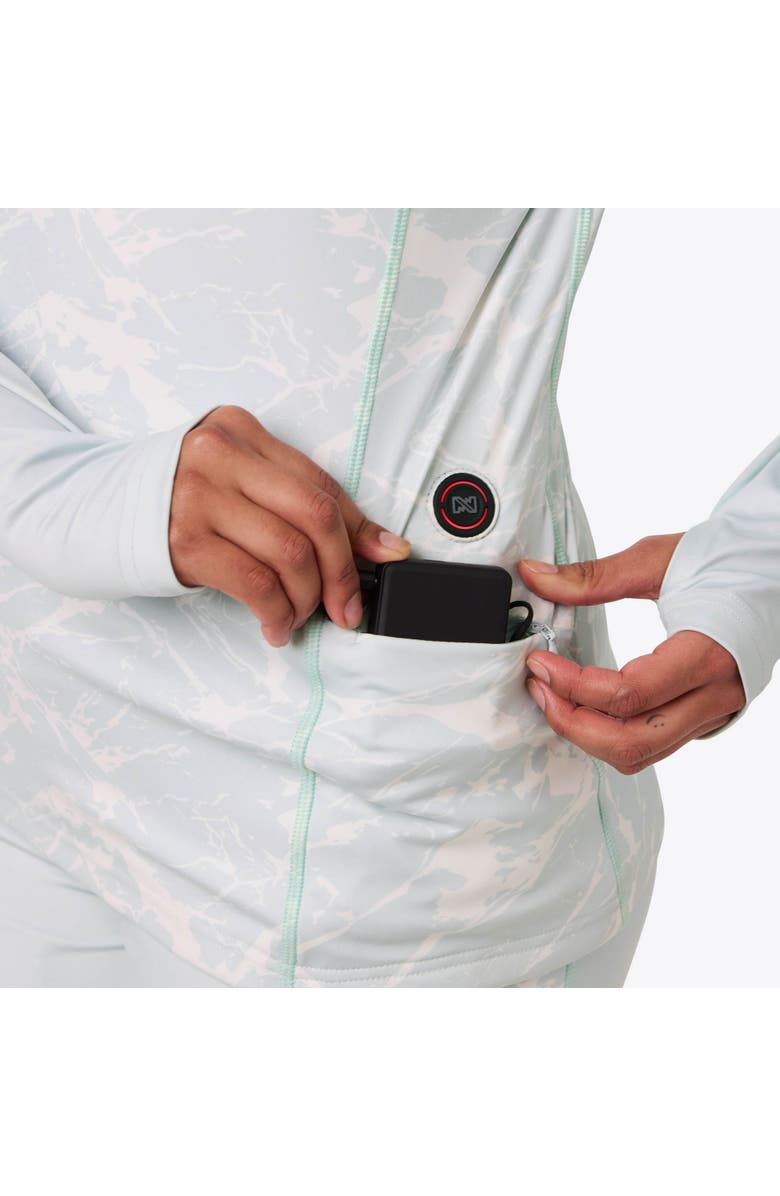 Mobile Warming Proton 2.0 Baselayer Heated Shirt, Alternate, color, Ice Blue