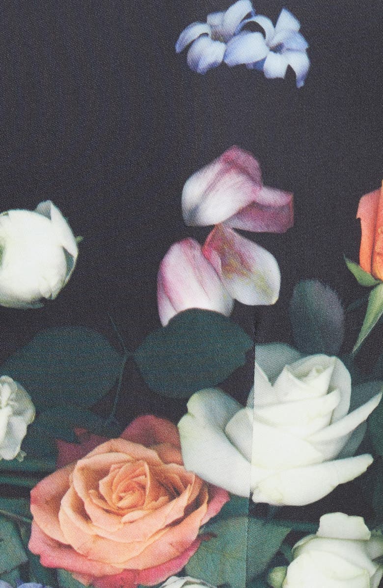 Ted Baker London Izobela Kensington Floral A-Line Dress, Alternate, color, 