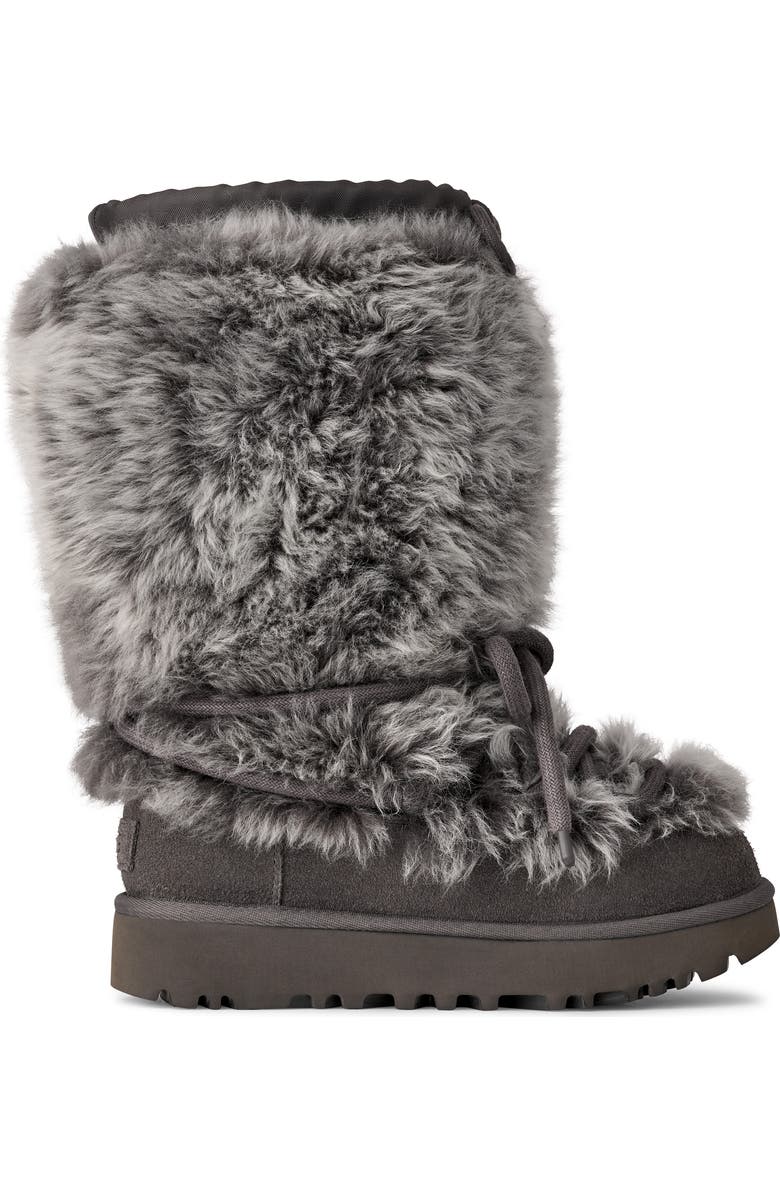 UGG<sup>®</sup> Classic Tall Chalet Boot, Alternate, color, Charcoal
