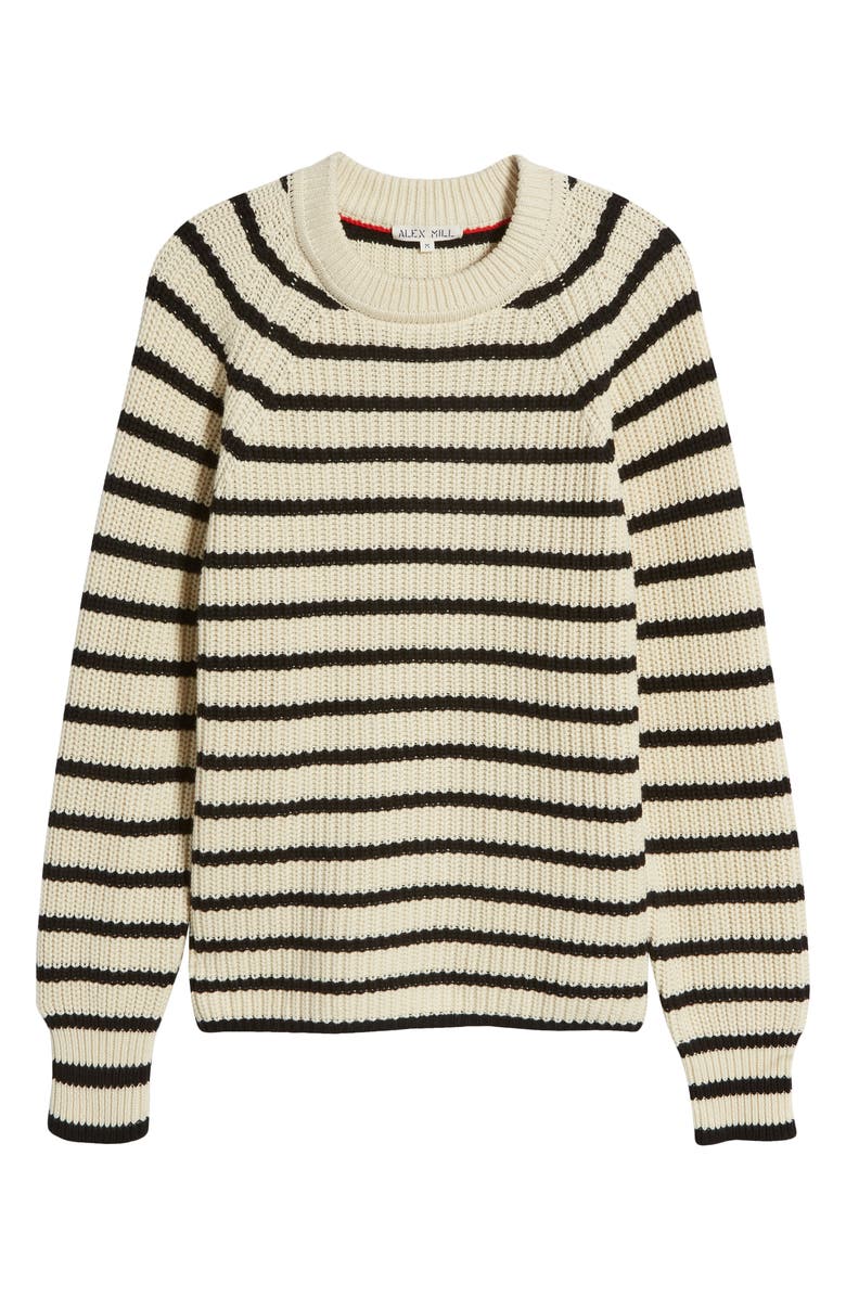 Alex Mill Amalie Stripe Cotton & Cashmere Sweater, Alternate, color, 