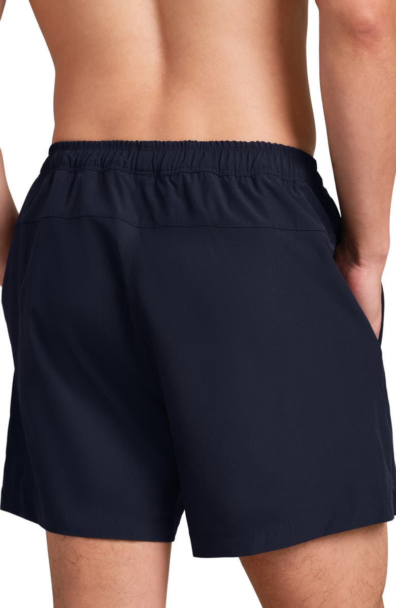 Rhone 5.5-Inch Water Repellent Swim Trunks, Alternate, color, True Navy