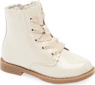 L'AMOUR Kids' Josephine Scallop Lace-Up Bootie