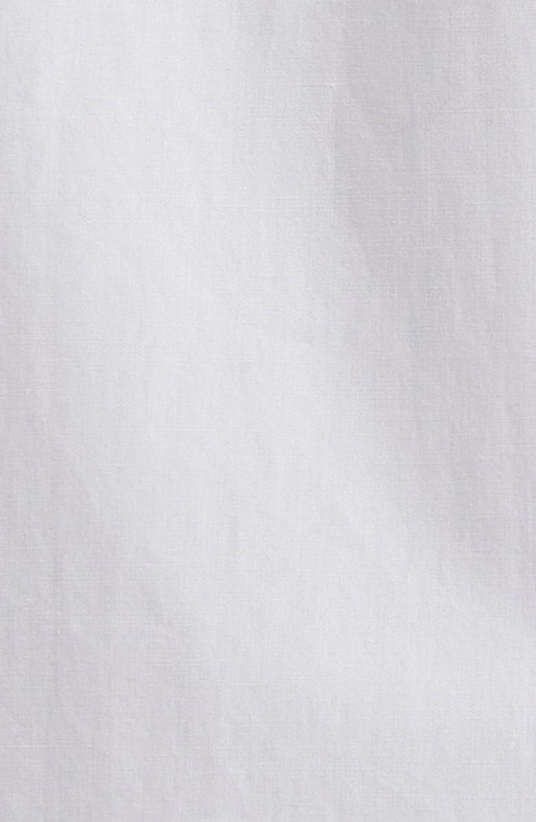 MM6 Maison Margiela Numeric Motif Label Button-Up Shirt, Alternate, color, White