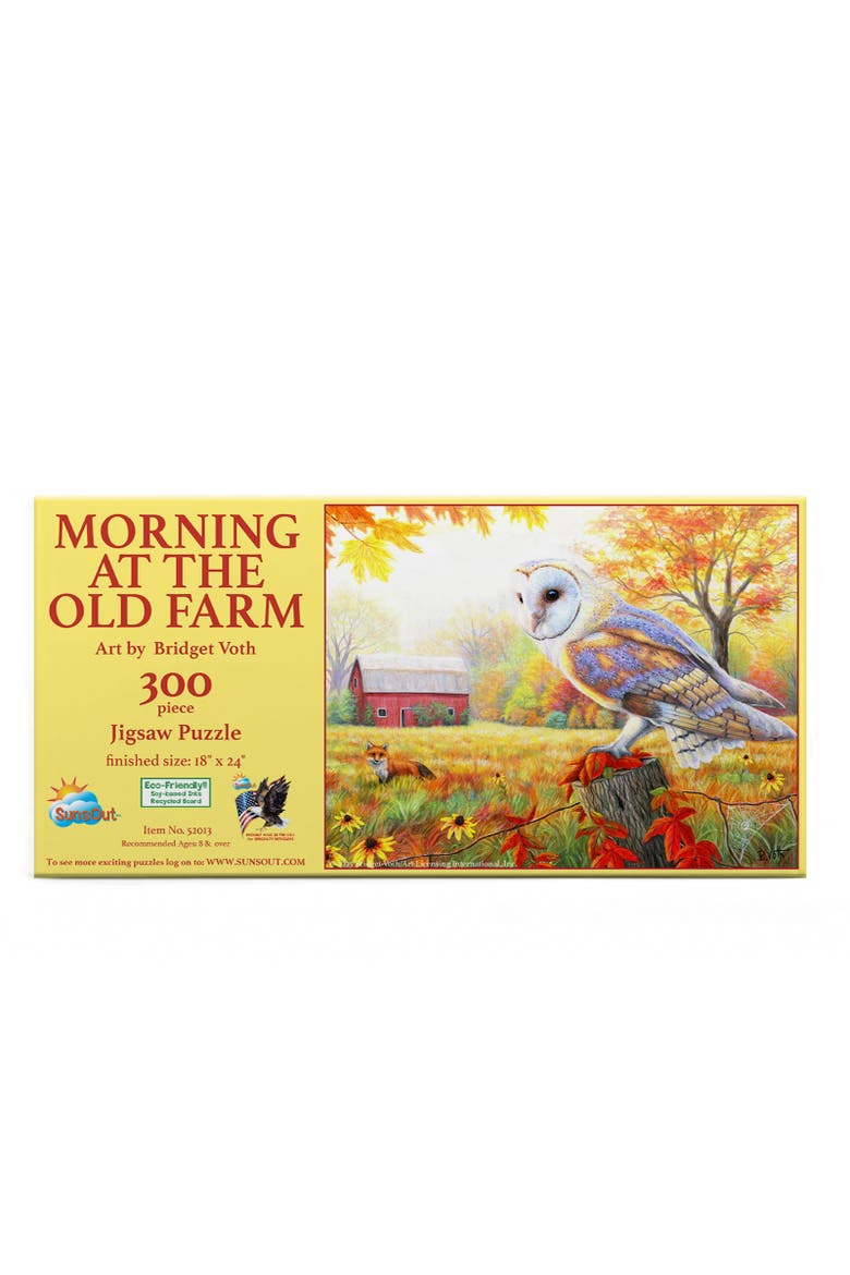 Morning at the Old Farm 300 piece Jigsaw Puzzle for Adults, Alternate, color, Multicolor