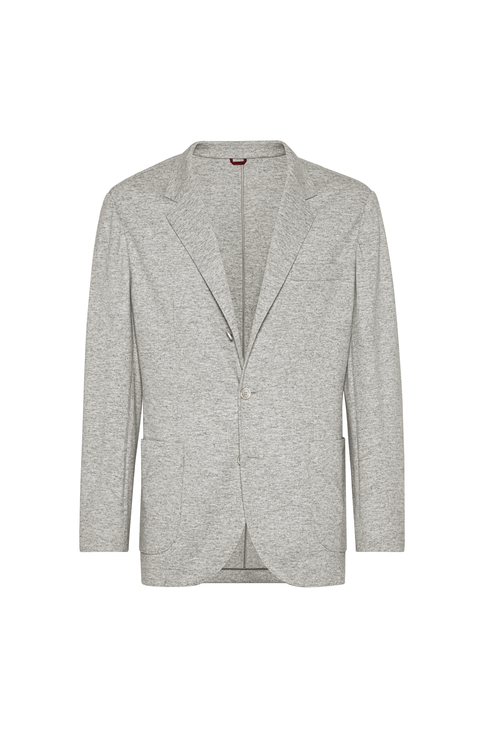 Cashmere jersey blazer