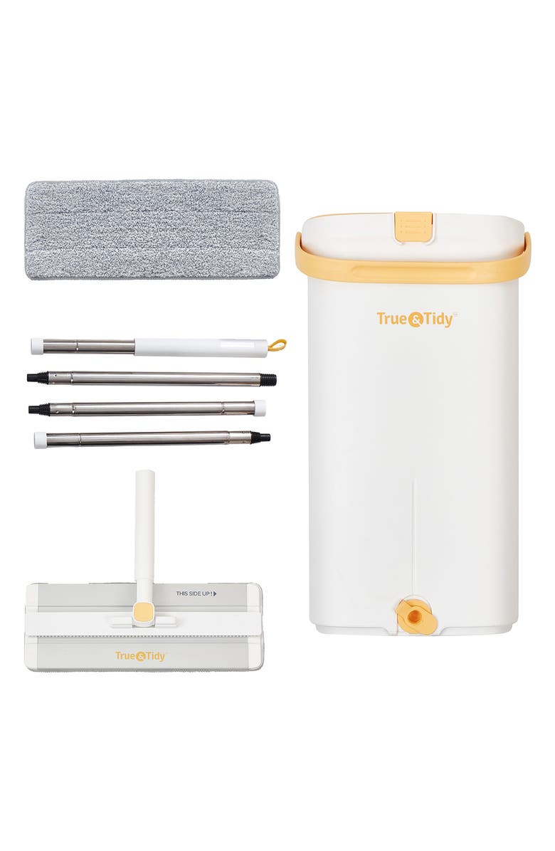 SALAV TrueClean Mop and Bucket Pump System, Main, color, Yellow