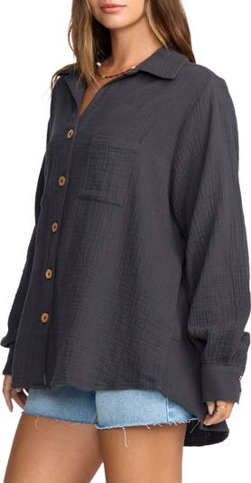 Swell Gauze Button-Up Shirt