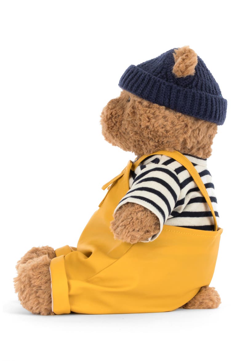 Bartholomew Bear Seafarer Outfit Medium Plushie, Alternate, color, BROWN MULTI