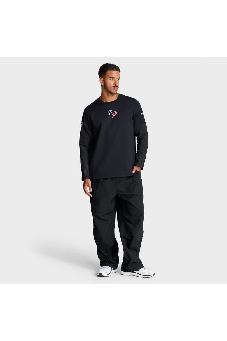 Men's Nike Navy Houston Texans Sideline Coach Therma-FIT Long Sleeve T-Shirt, Alternate, color, Navy