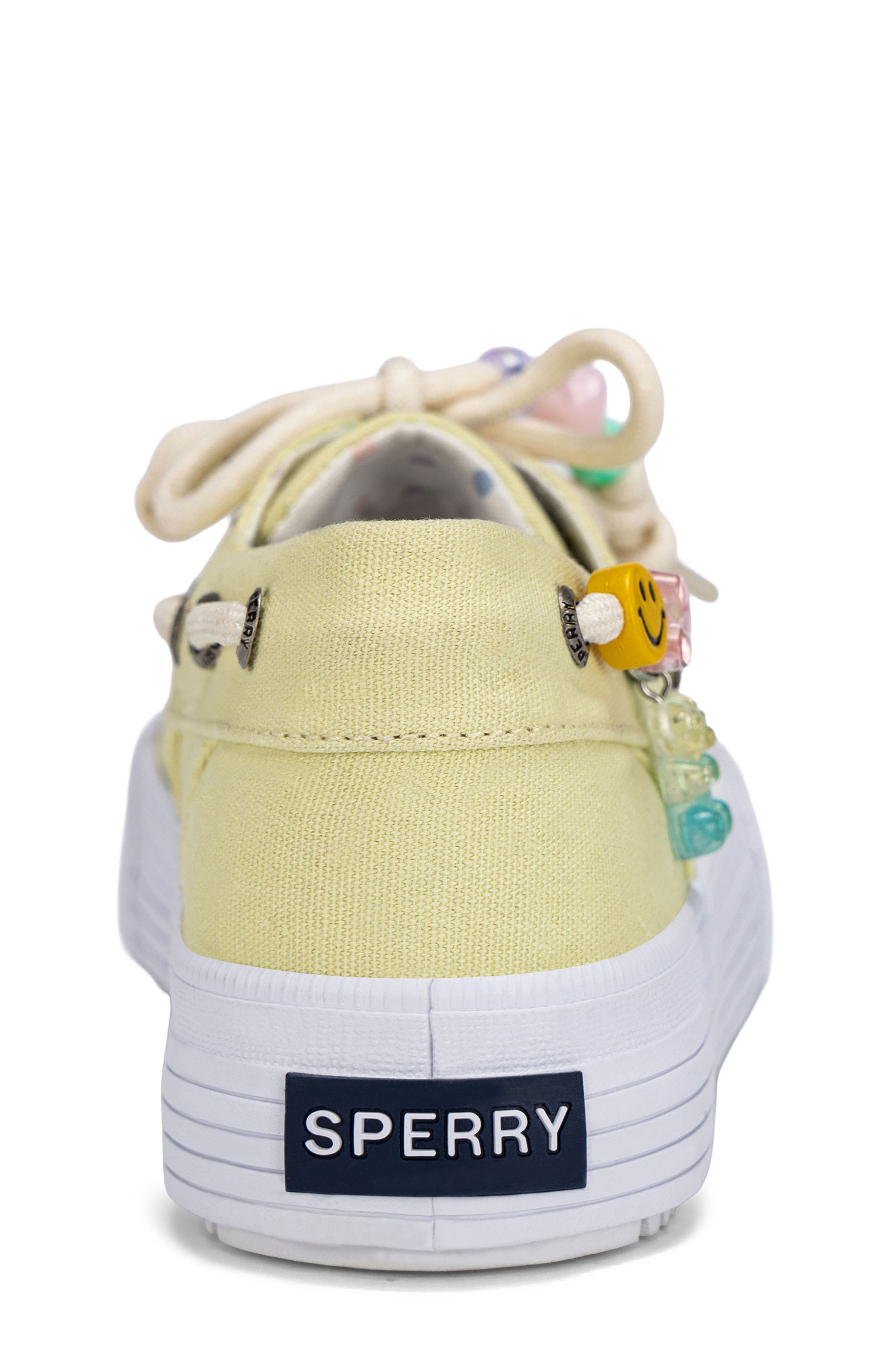 Kids' Bahama Platform Boat Shoe, Alternate, color, LEMON DELIGHT