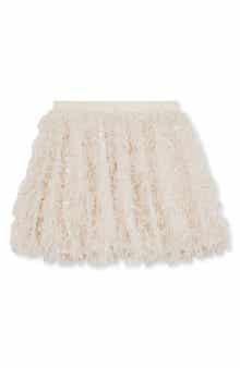 Reiss Kids' Roxy Sequin Fringe Skirt