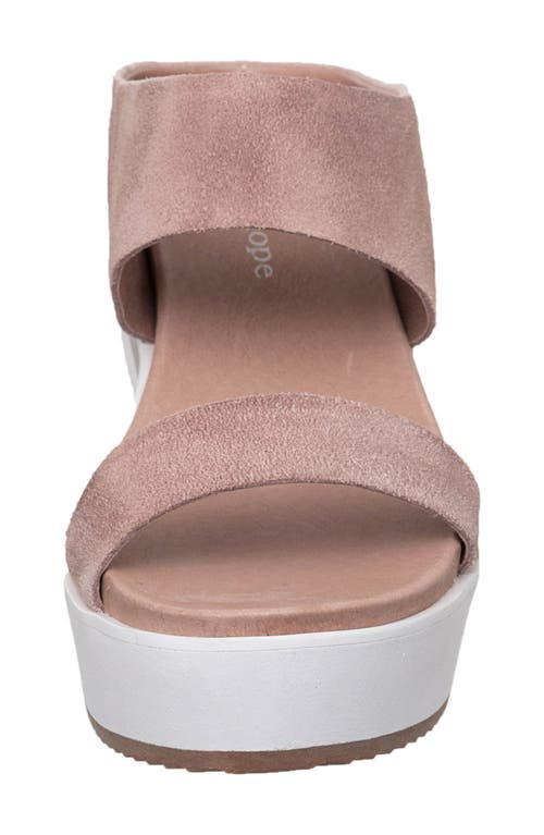 Antelope Faina Wedge Sandal In Blush