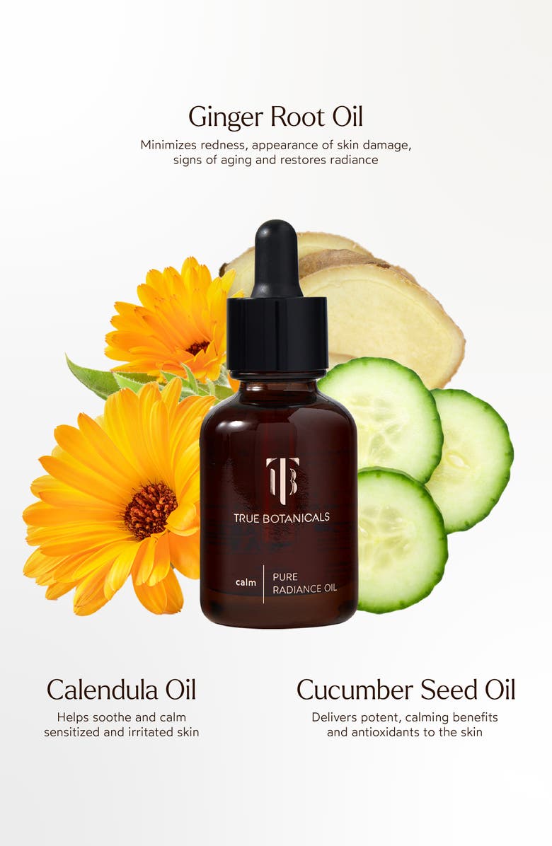 True Botanicals Calm Pure Radiance Face Oil, Alternate, color, 