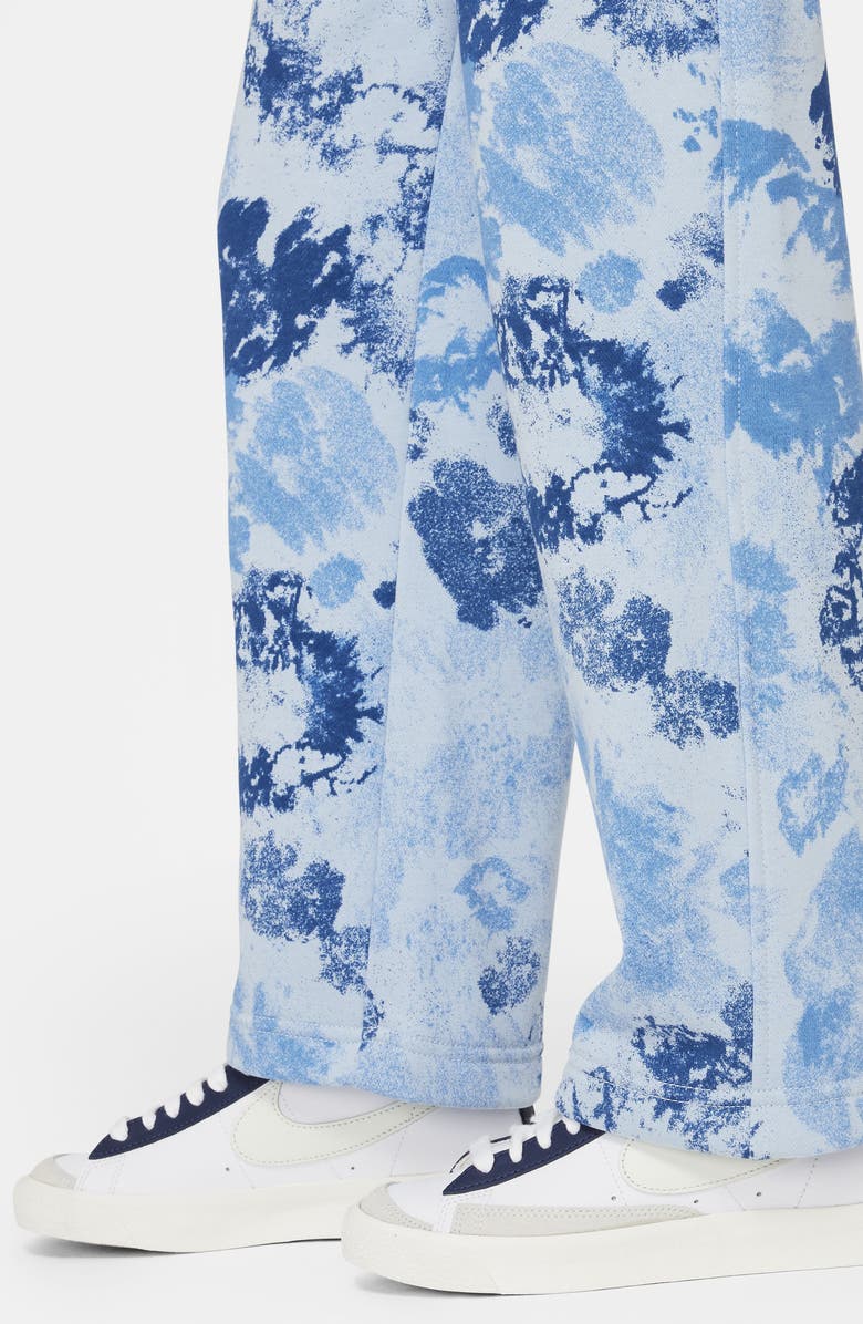 Nike Kids' Club French Terry Wide Leg Pants, Alternate, color,