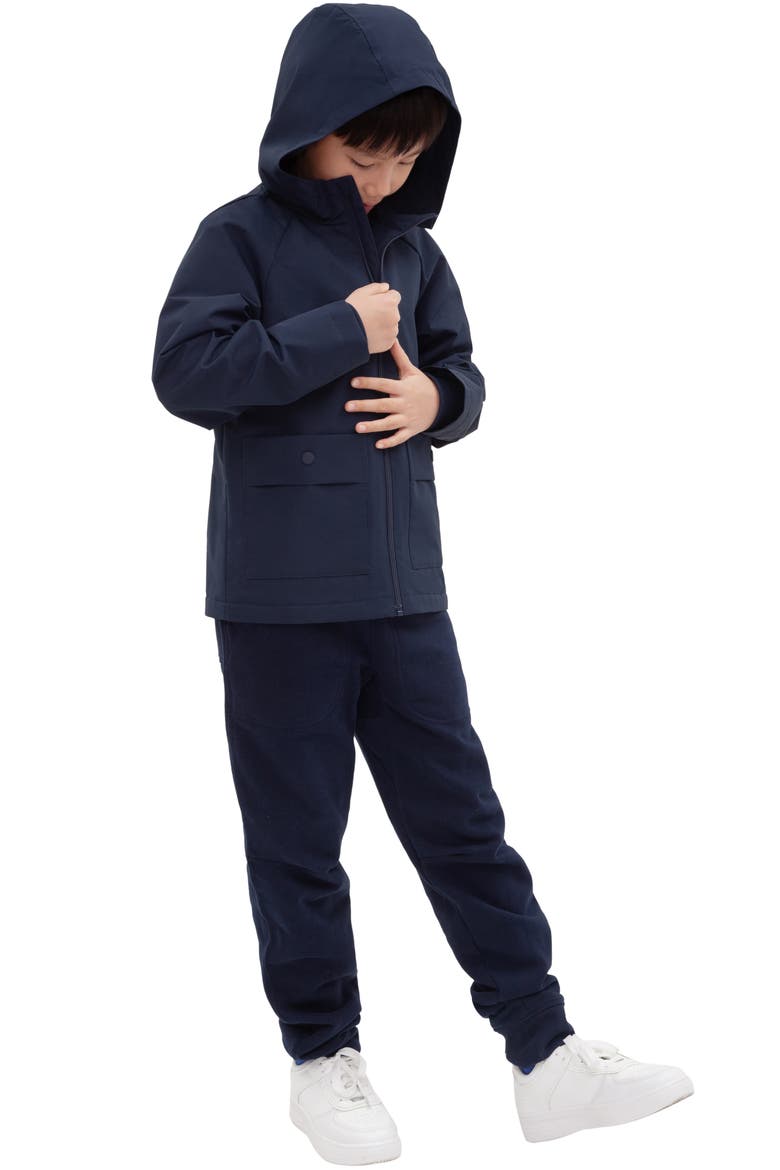 Kids' Ripstop Windbreaker Jacket, Alternate, color, Navy
