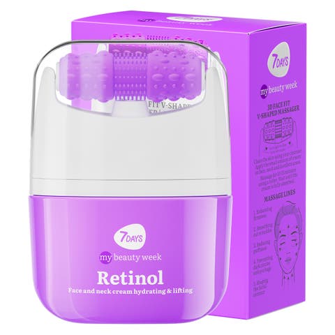 Face moisturizer with Retinol for Firming & Lifting effect with 3D Massage Applicator (travel size)