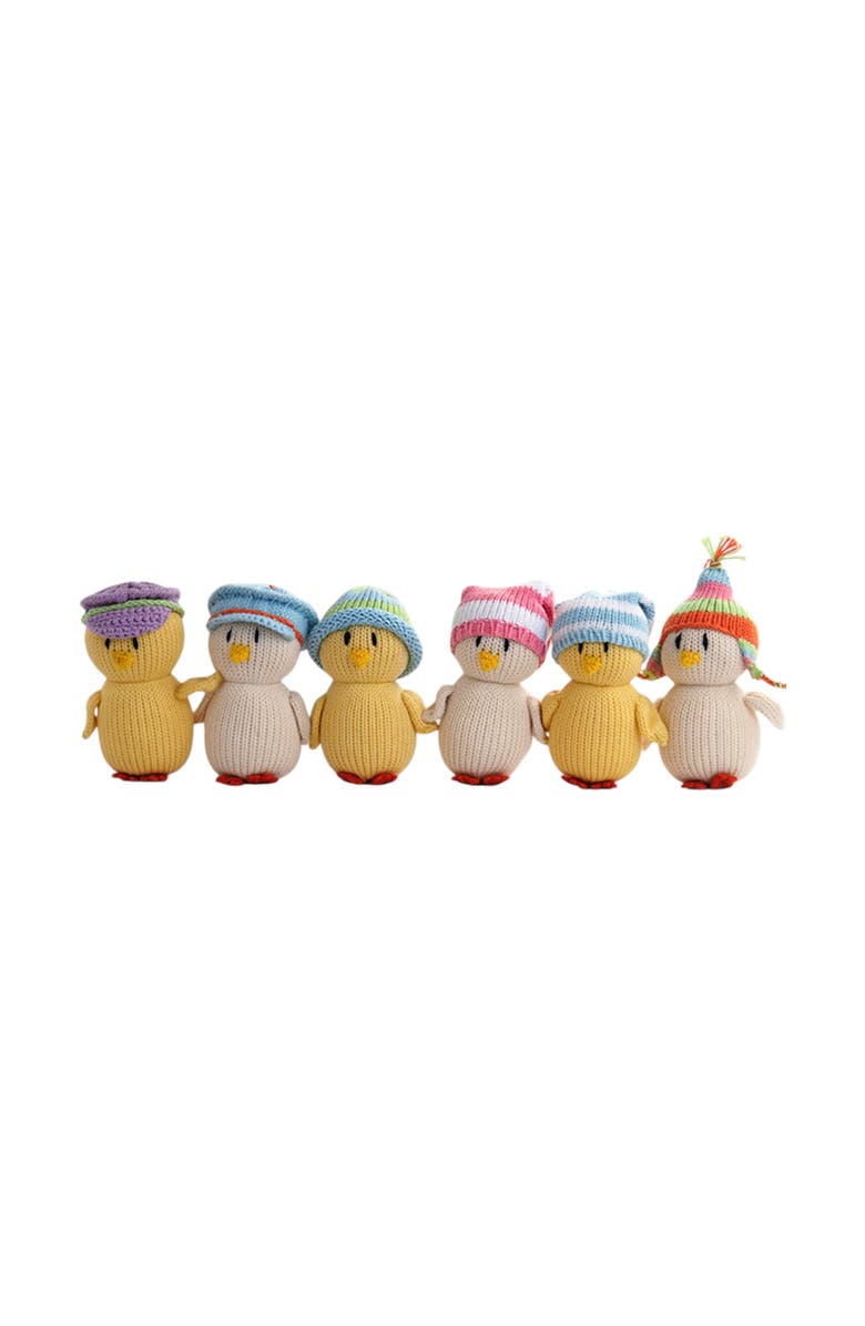 Melange Collection Chicks in Pastel Hats, Main, color, Yellow