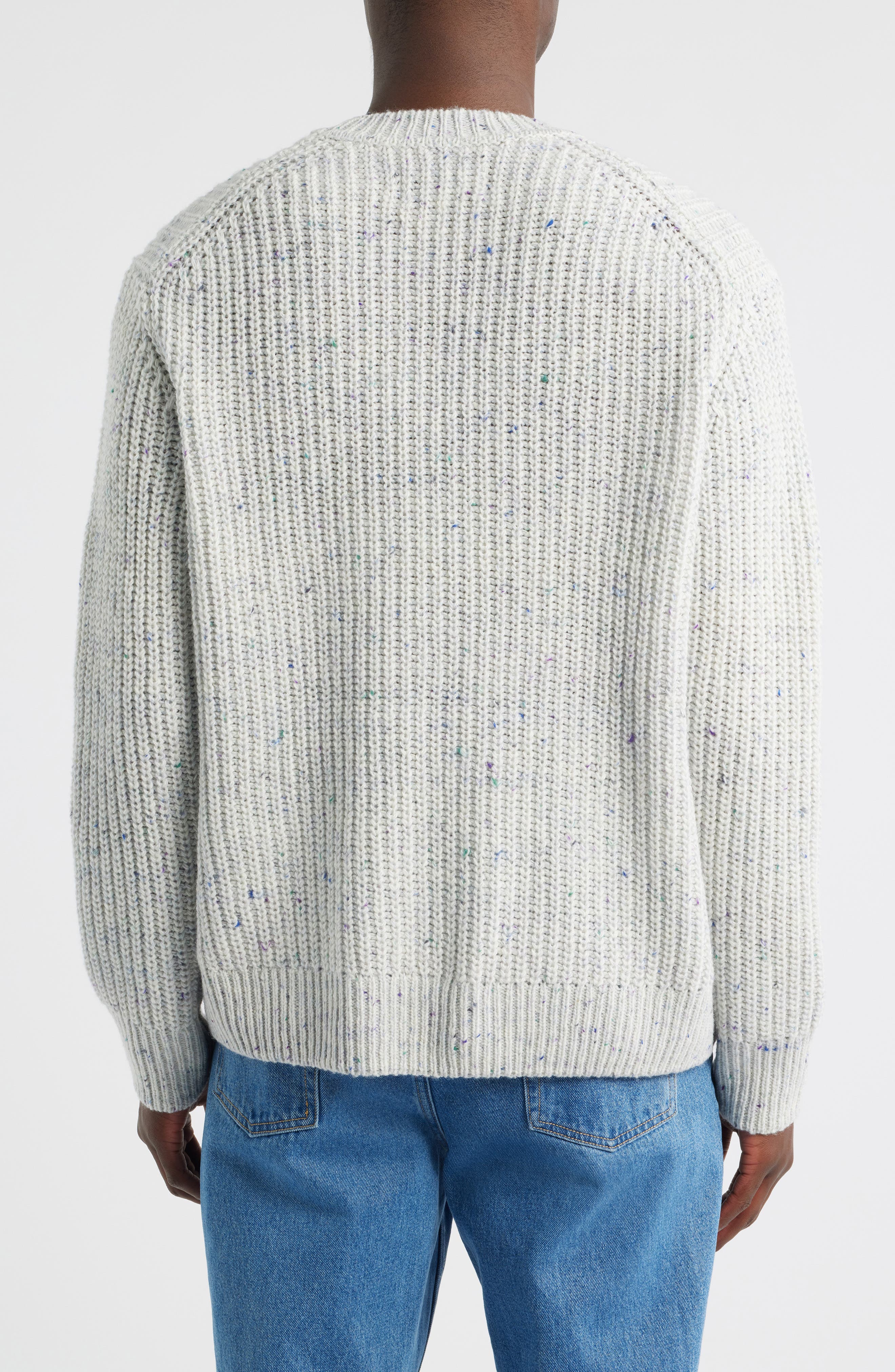 Wilde Chunky Wool Blend Rib Sweater - image 2