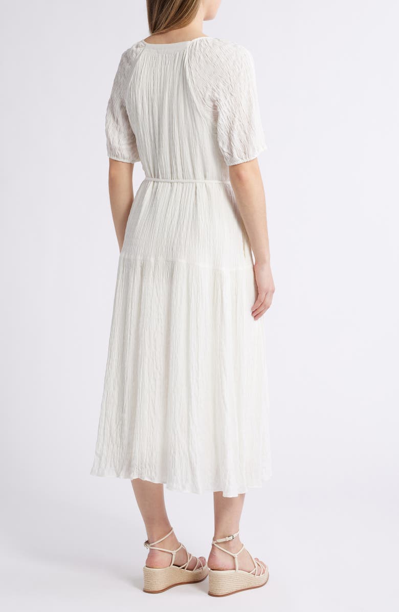 Julia Jordan Smocked Midi Dress, Alternate, color, Ivory