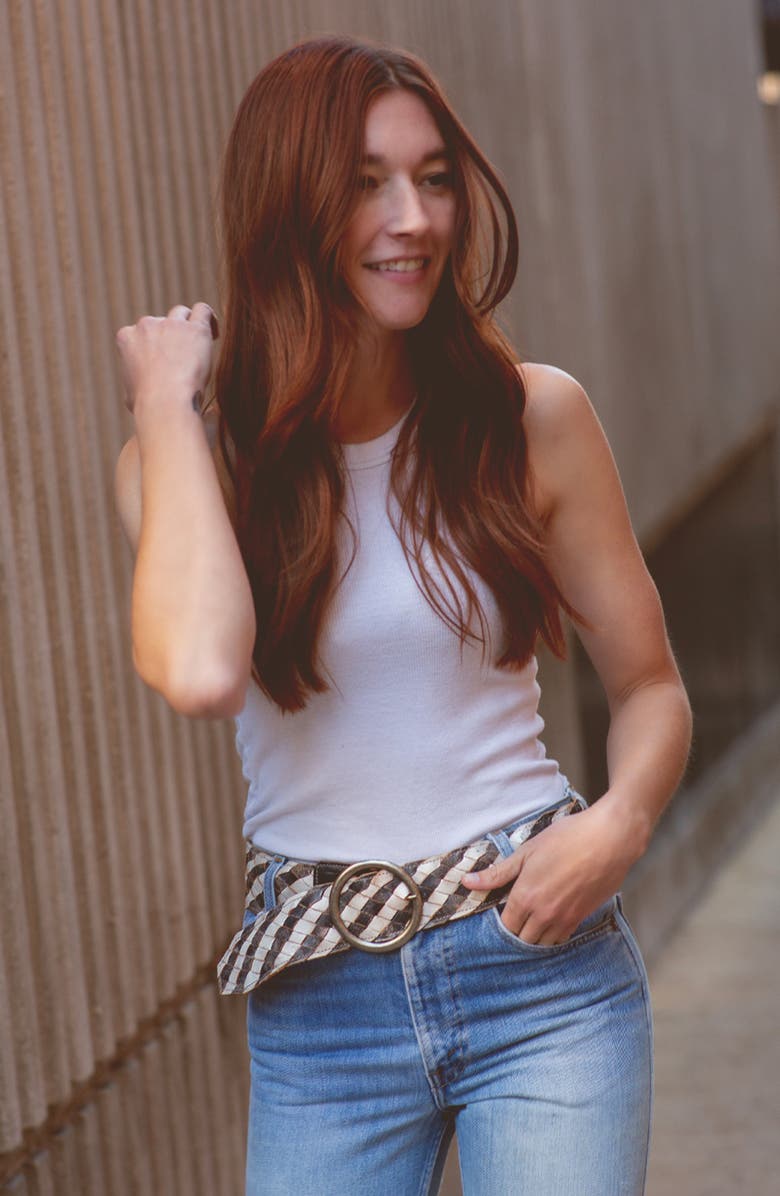 Bed Stu Dreamweaver Belt, Alternate, color, Black Lux Nectar Lux