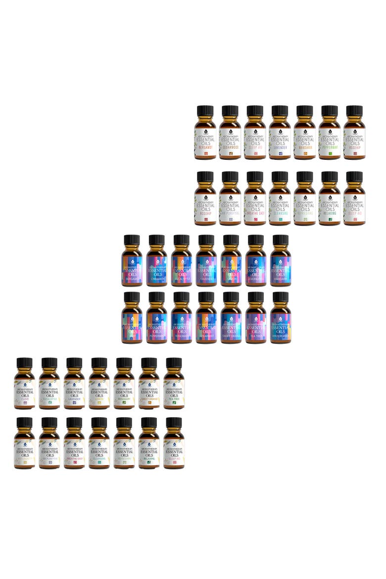 Aromatherapy Lovers Triple 14-Pack Oils, Main, color, Brown