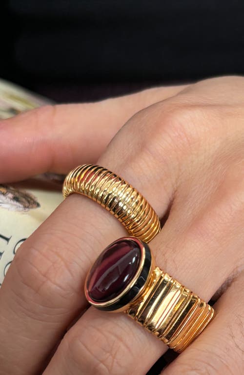 Rc Retro Chic Gladiator Minimalist Ring In Gold