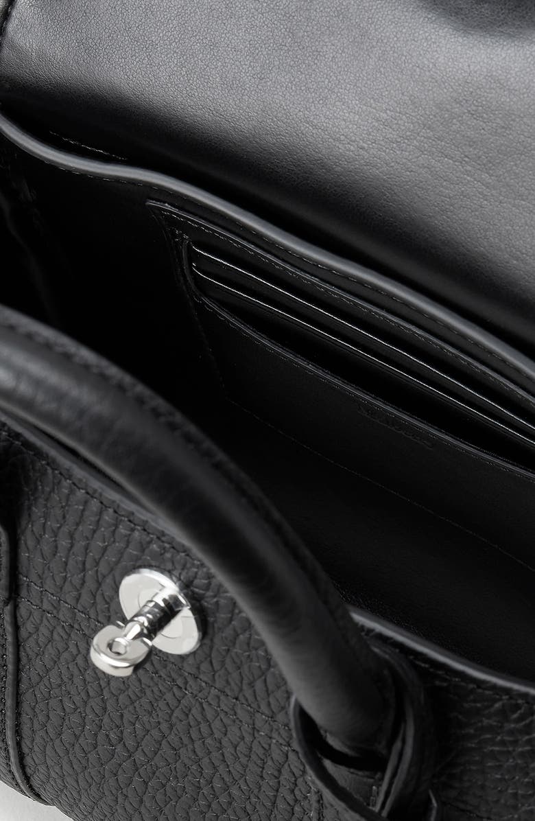 Mulberry Mini Bayswater Grained Leather Tote, Alternate, color,