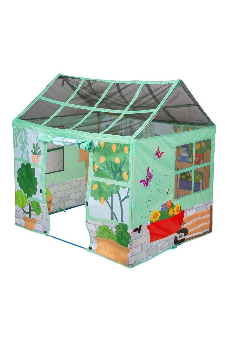 Kids' Greenhouse Play Tent, Main, color, GREEN