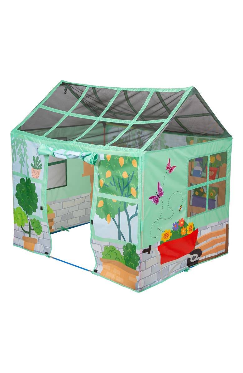 Pacific Play Tents Kids' Greenhouse Play Tent, Main, color, Green