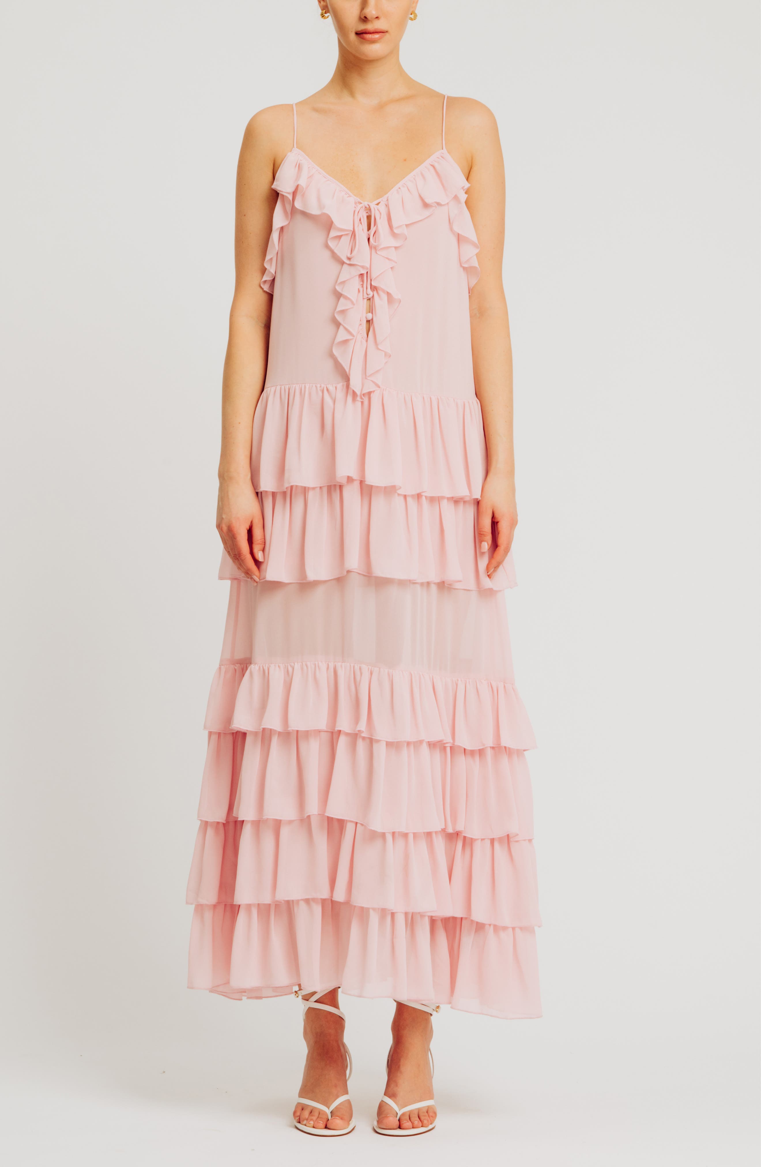 Orcadia Ruffle Maxi Dress - image 3