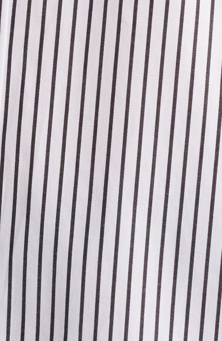 Anne Klein Stripe Cotton Poplin Button-Up Shirt, Alternate, color,