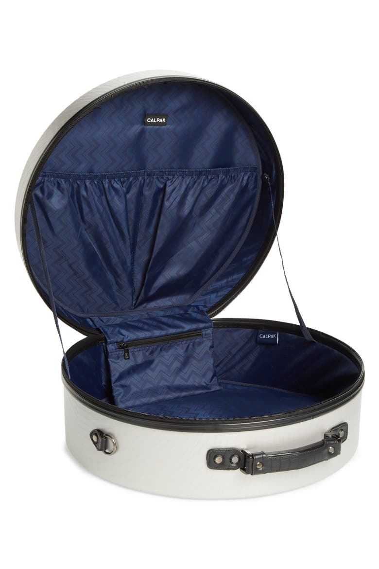 Baye Large Hardcase Hat Box, Alternate, color, GREY