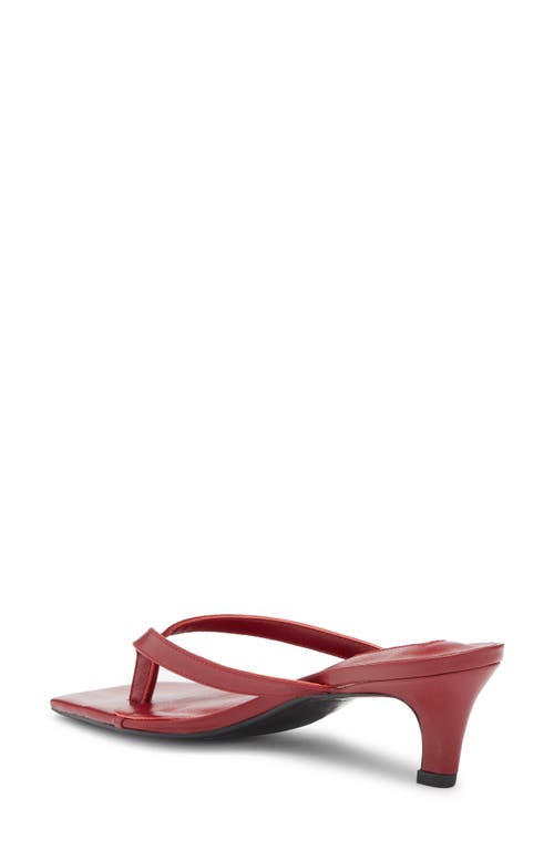 Tony Bianco Topaz Flip Flop In Berry Venice