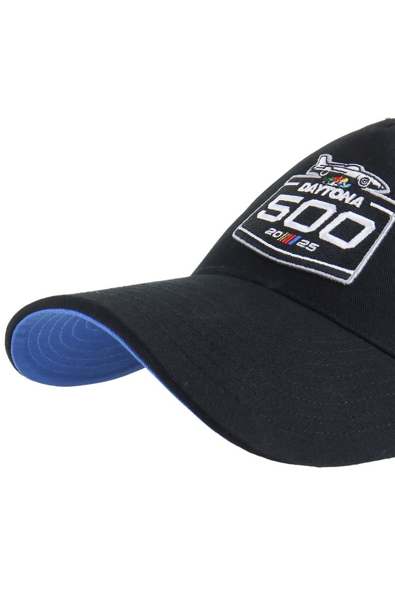 '47 Men's '47 Black 2025 Daytona 500 Ballpark Trucker Adjustable Hat, Alternate, color, 