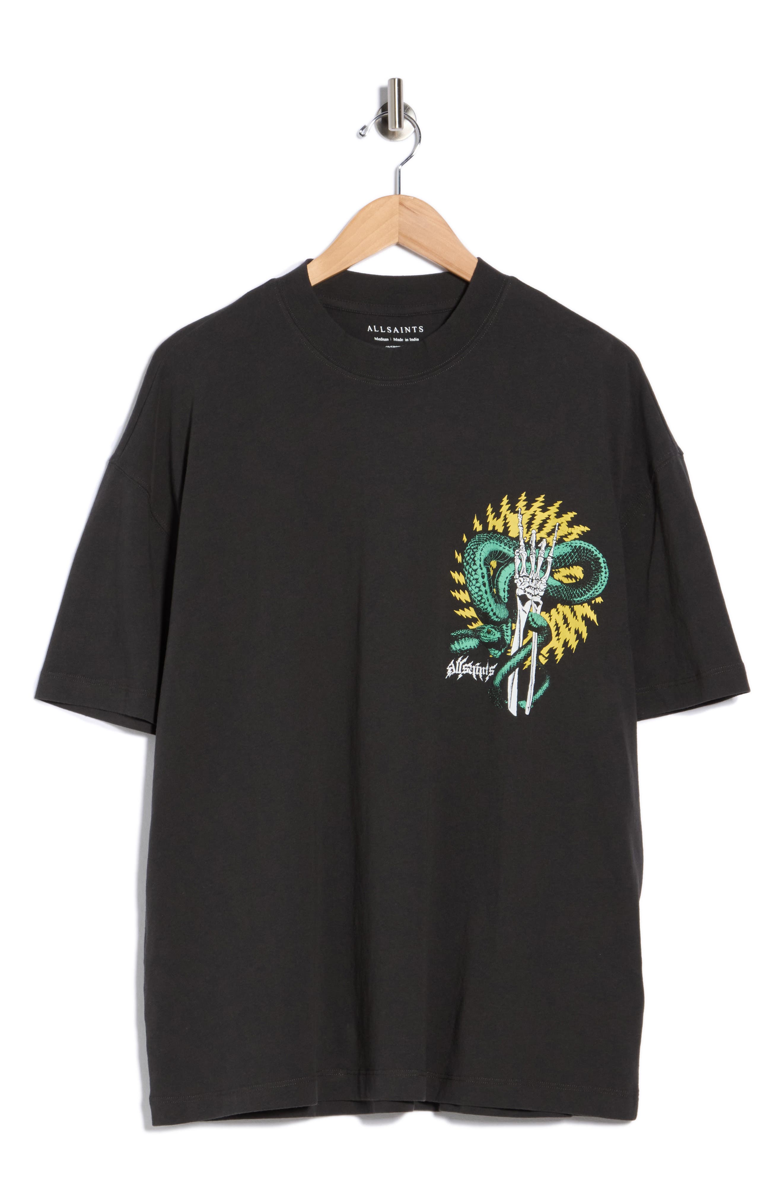 AllSaints Krat Cotton Graphic T-Shirt