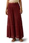 In the Palms Tiered Cotton Maxi Skirt