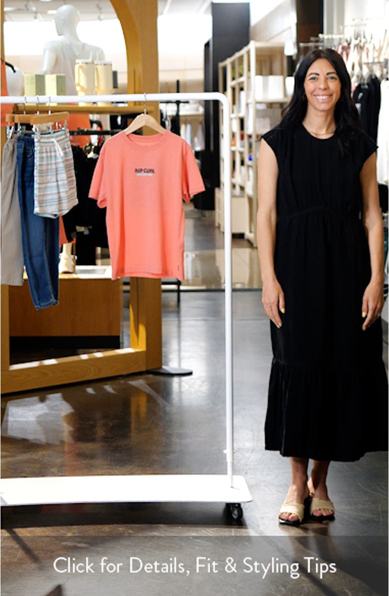 Surf Revival Sunset Cotton Graphic T-Shirt, sales video thumbnail