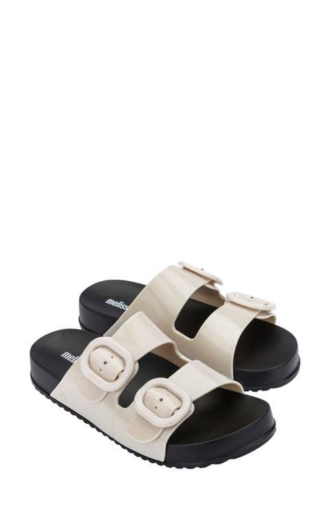 Cozy Buckle Slide Sandal (Women)