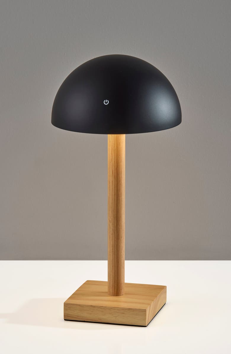 ADESSO LIGHTING Nash LED Cordless Table Lamp, Alternate, color, Black