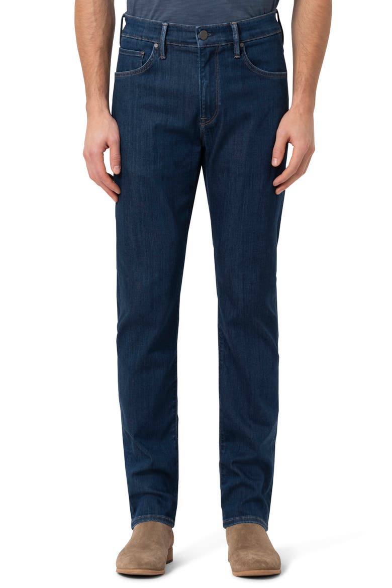 Courage Straight Leg Jeans, Main, color, DARK BLUE REFINED