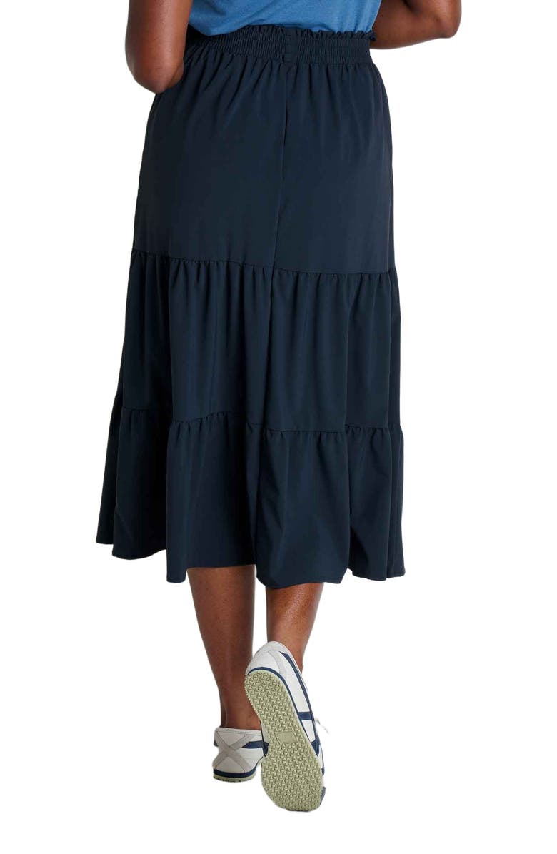 Toad & Co Sunkissed Tiered Midi Skirt, Alternate, color, 