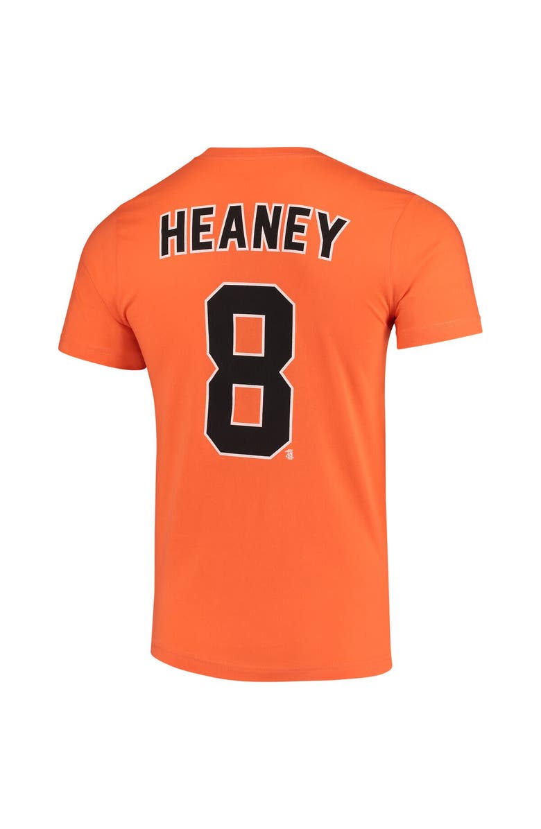 Retro Brand Men's Original Retro Brand Andrew Heaney Orange Oklahoma State Cowboys Baseball Name & Number T-Shirt, Alternate, color, 